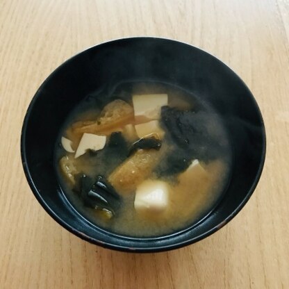 朝食に作りました！寒い朝に温かいお味噌汁を飲むとホッとしますね☆美味しいレシピを有難うございます♡（╹◡╹）♡